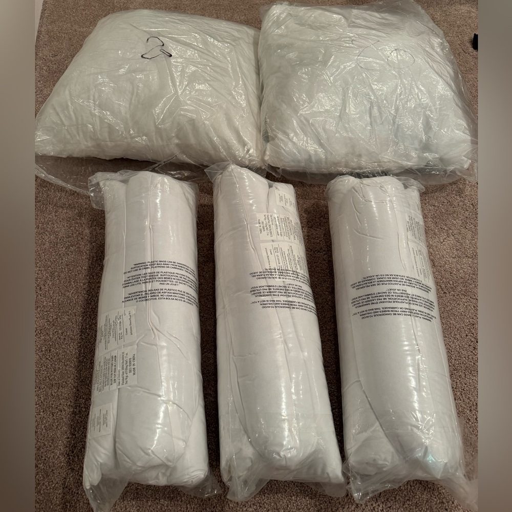 New Pottery Barn pillow inserts